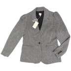 A New Day Grey Tweed Blazer Jacket - front