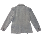 A New Day Grey Tweed Blazer Jacket - back