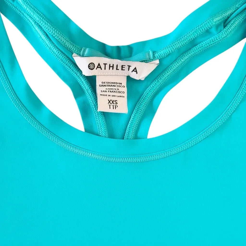 Athleta Ultimate Scoop Tank Top Teal - tag