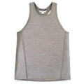 Athleta Heathered Racerback Tank Top Gray XXS - front