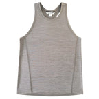 Athleta Heathered Racerback Tank Top Gray XXS - front