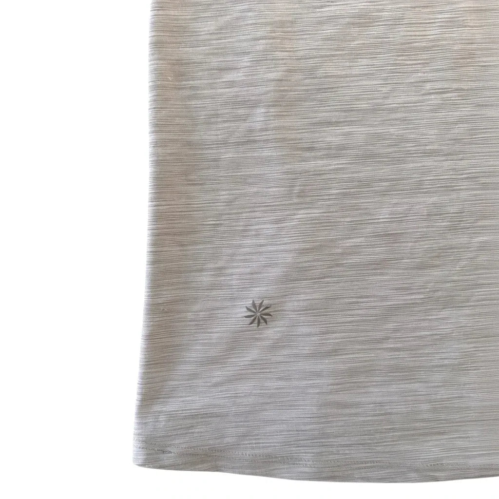 Athleta Heathered Racerback Tank Top Gray XXS - detail