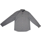 J.Crew Slim Fit Floral Print Button-Down Shirt Gray Navy - front