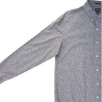 J.Crew Slim Fit Floral Print Button-Down Shirt Gray Navy - detail
