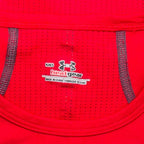 Under Armour HeatGear Sleeveless Training Top Red - tag