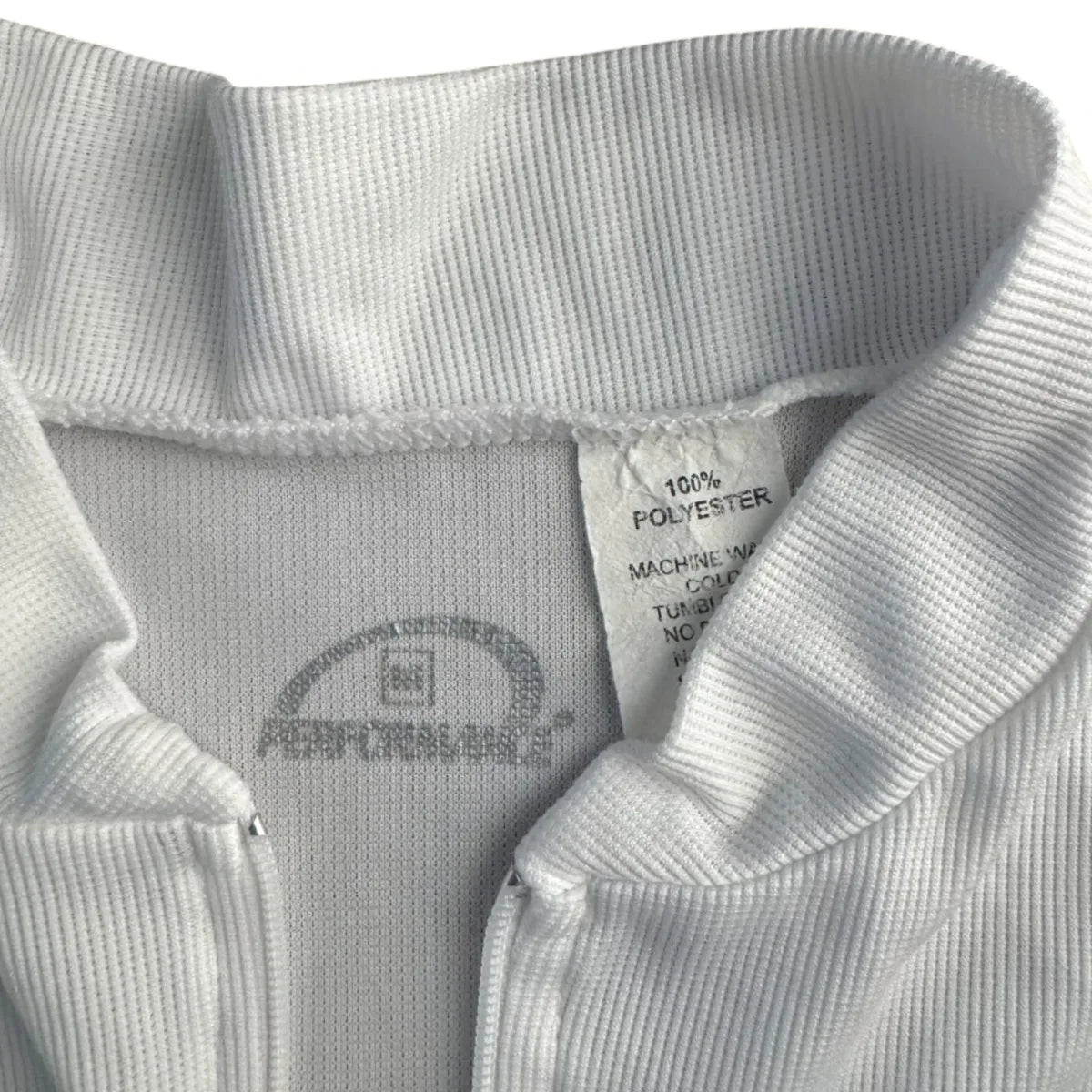 Performance Cycling Jersey Full-Zip White - tag