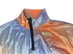 Justice JSport Half Zip Pullover Orange Lavender Ombre - detail