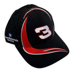 NASCAR Dale Earnhardt #3 RCR Goodwrench Snapback Hat Black - front