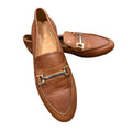 Leather Bit-Buckle Loafers Tan Brown - back