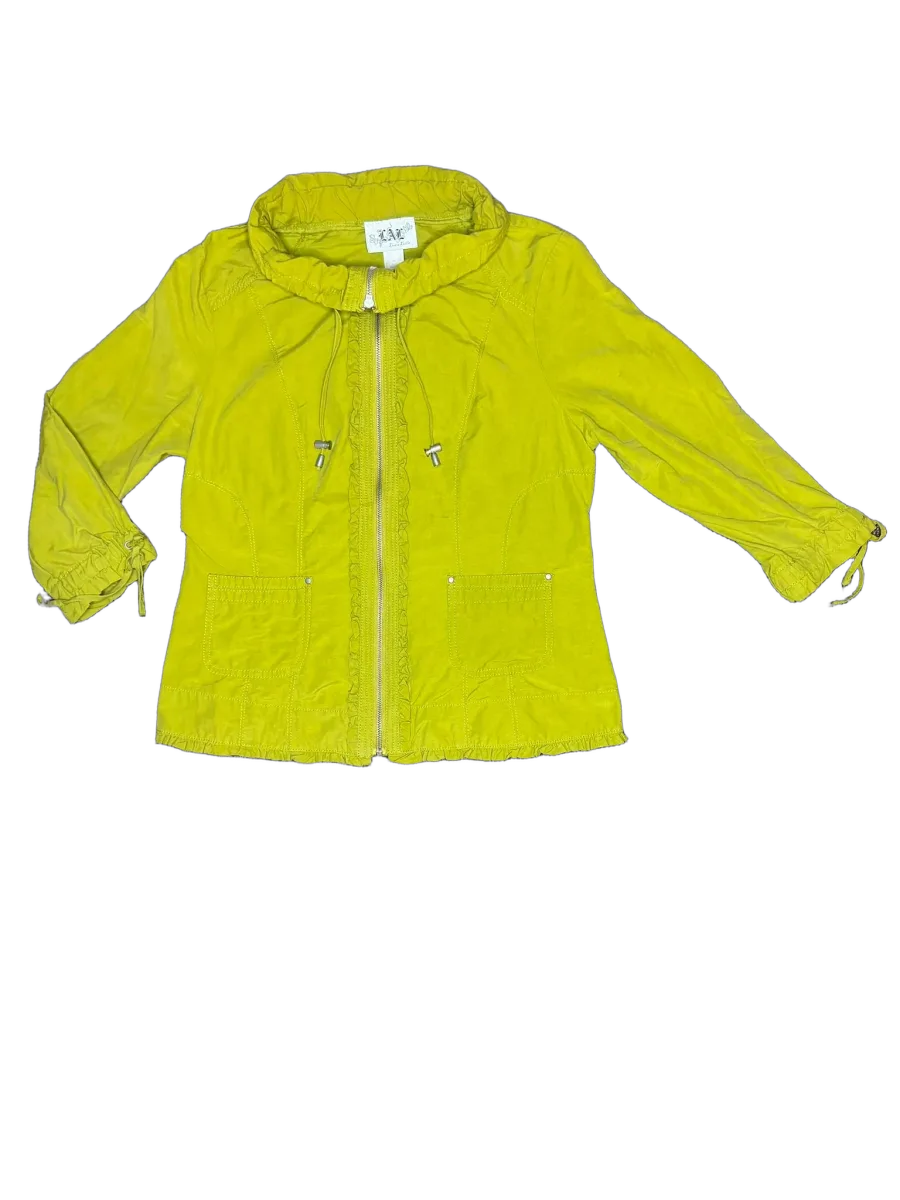 LAL Chartreuse Zip-Up Lightweight Jacket Medium - front