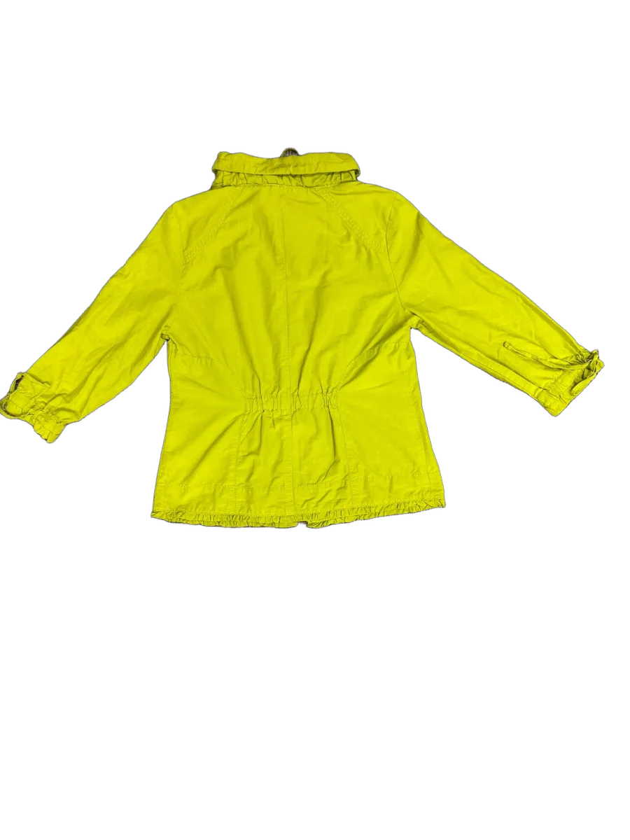 LAL Chartreuse Zip-Up Lightweight Jacket Medium - back