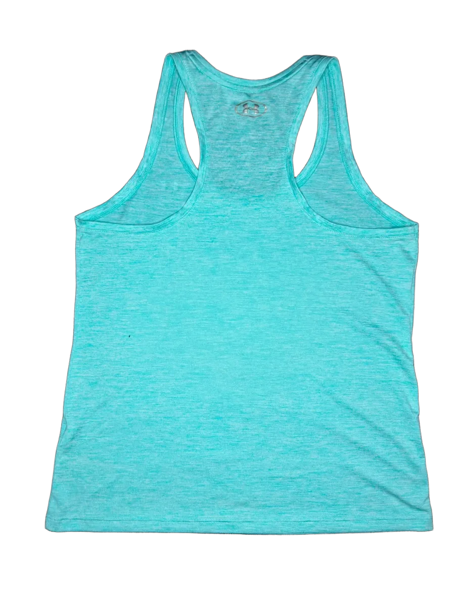 Under Armour HeatGear Racerback Tank Top Teal - back