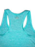 Under Armour HeatGear Racerback Tank Top Teal - detail