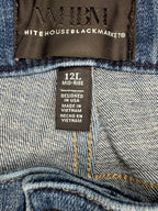 White House Black Market Mid-Rise Slim Boot Jeans - label