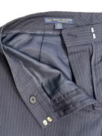 Brooks Brothers 346 Caroline Fit Pinstripe Trousers - label