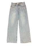 H&M Wide Leg High Waist Jeans Light Blue - front
