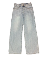 H&M Wide Leg High Waist Jeans Light Blue - front