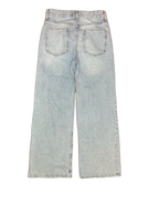 H&M Wide Leg High Waist Jeans Light Blue - back