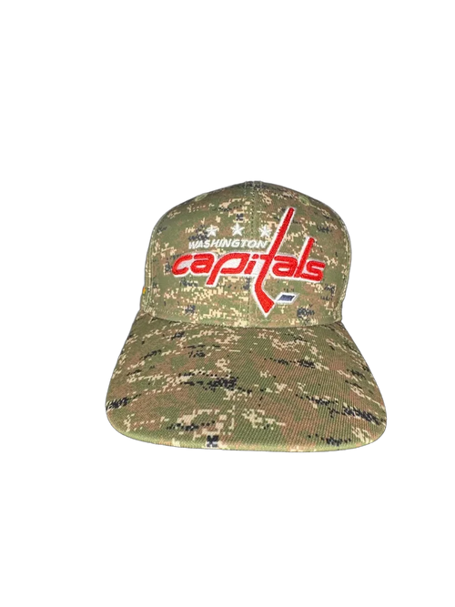 Adidas Washington Capitals NHL Digital Camo Fitted Cap - front