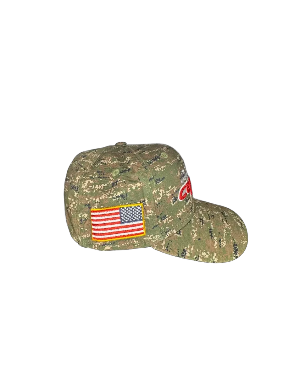 Adidas Washington Capitals NHL Digital Camo Fitted Cap - detail