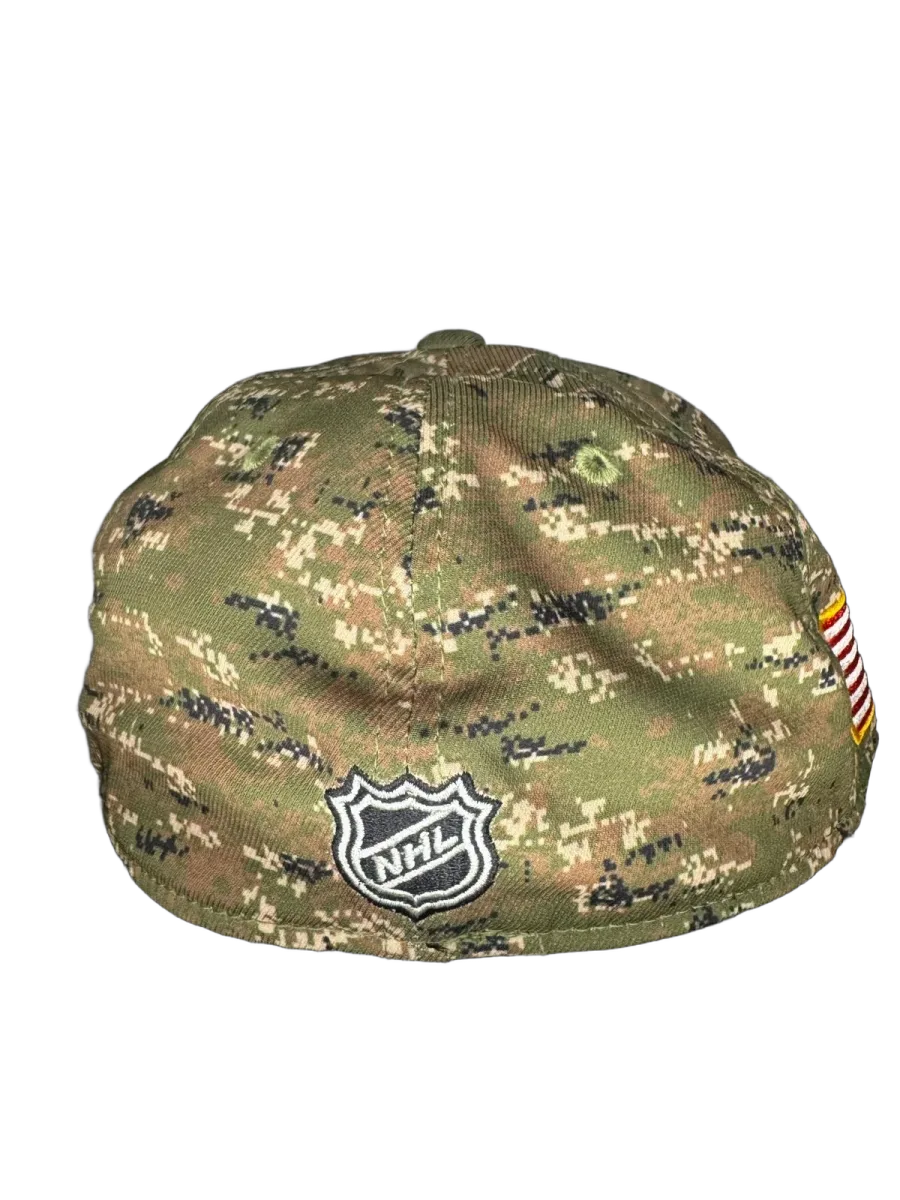 Adidas Washington Capitals NHL Digital Camo Fitted Cap - back