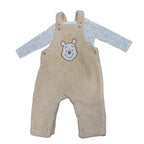 Disney Baby Winnie the Pooh Sherpa Overall Set 9M - front