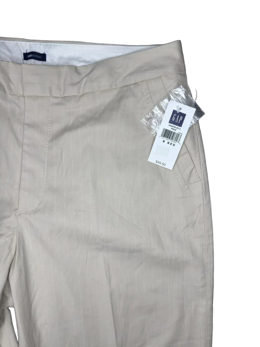 Gap Stretch Classic Fit Khaki Trousers Size 8 - detail