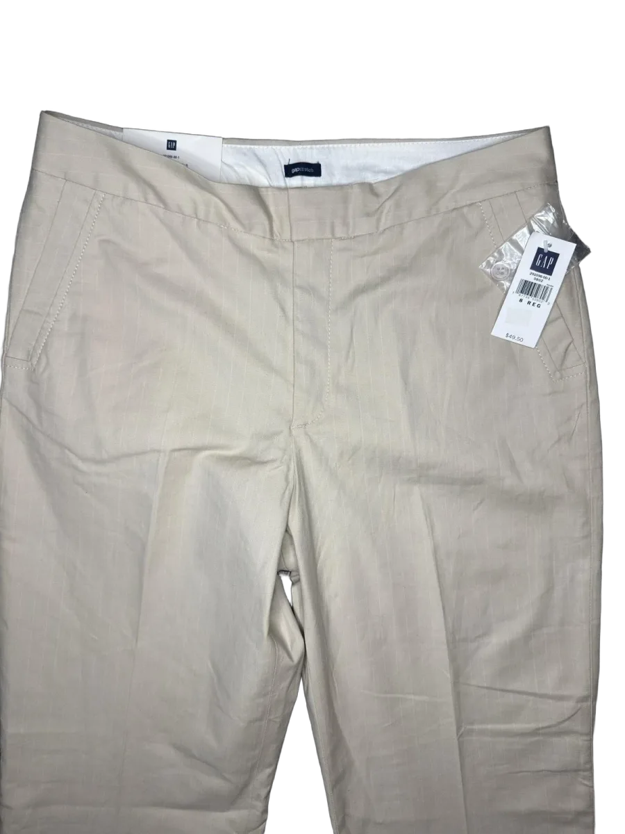 Gap Stretch Classic Fit Khaki Trousers Size 8 - detail