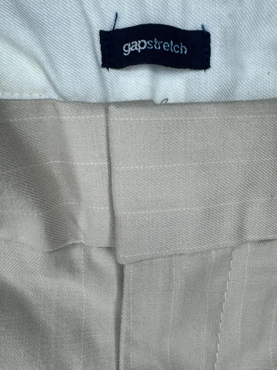 Gap Stretch Classic Fit Khaki Trousers Size 8 - label