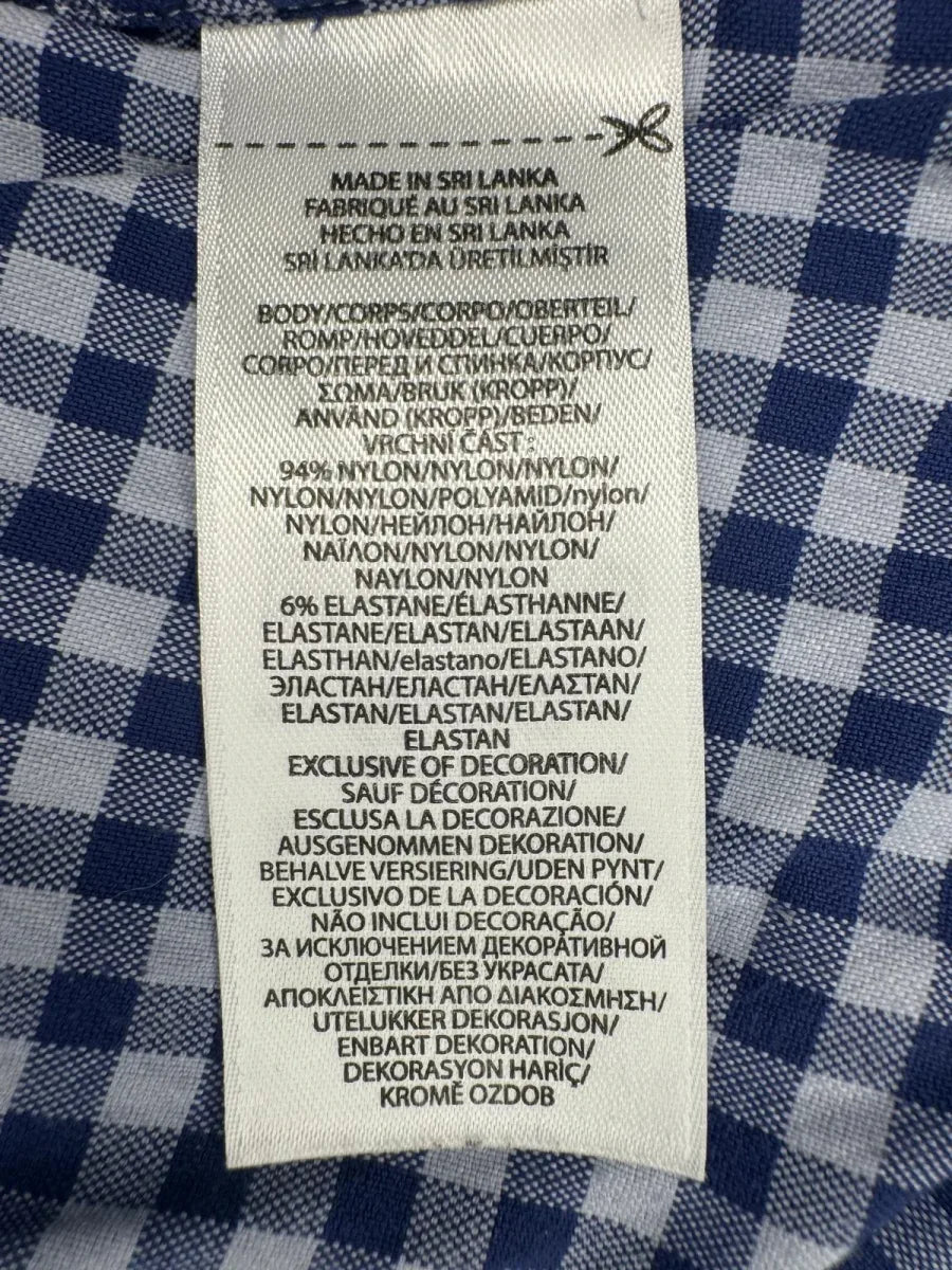 Ralph Lauren Classic Fit Performance Gingham Shirt - tag