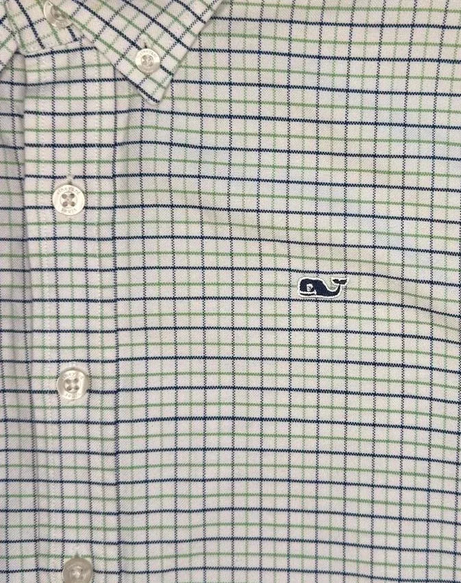 Youth Long-Sleeve Shirt with Buttons and Vineyard Vines