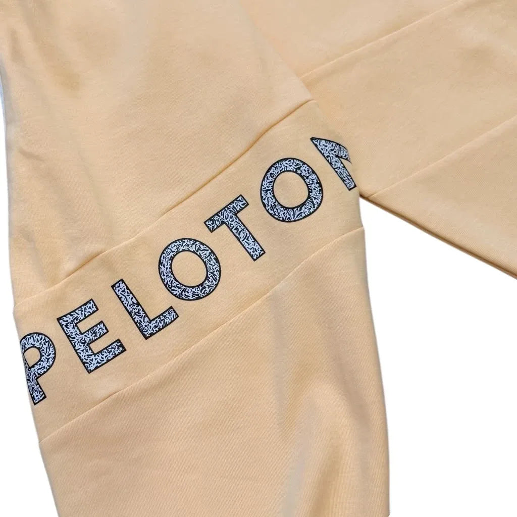 Adidas x Peloton 3-Stripe Fleece Jogger Sweatpants Peach - detail