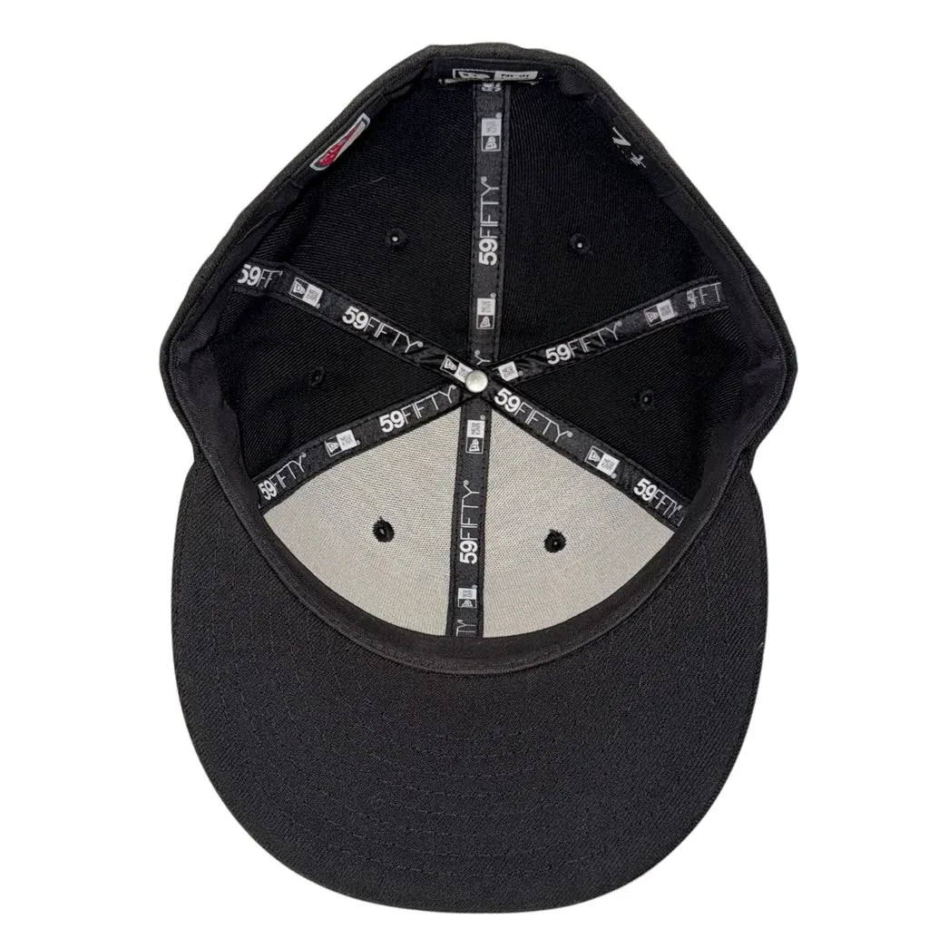 New Era 59Fifty MLS DC United Fitted Cap Black - label