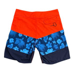Oakley Performance Fit Colorblock Floral Board Shorts - back