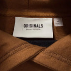 Originals Brooklyn Cloth Graphic Pullover Hoodie Brown - label