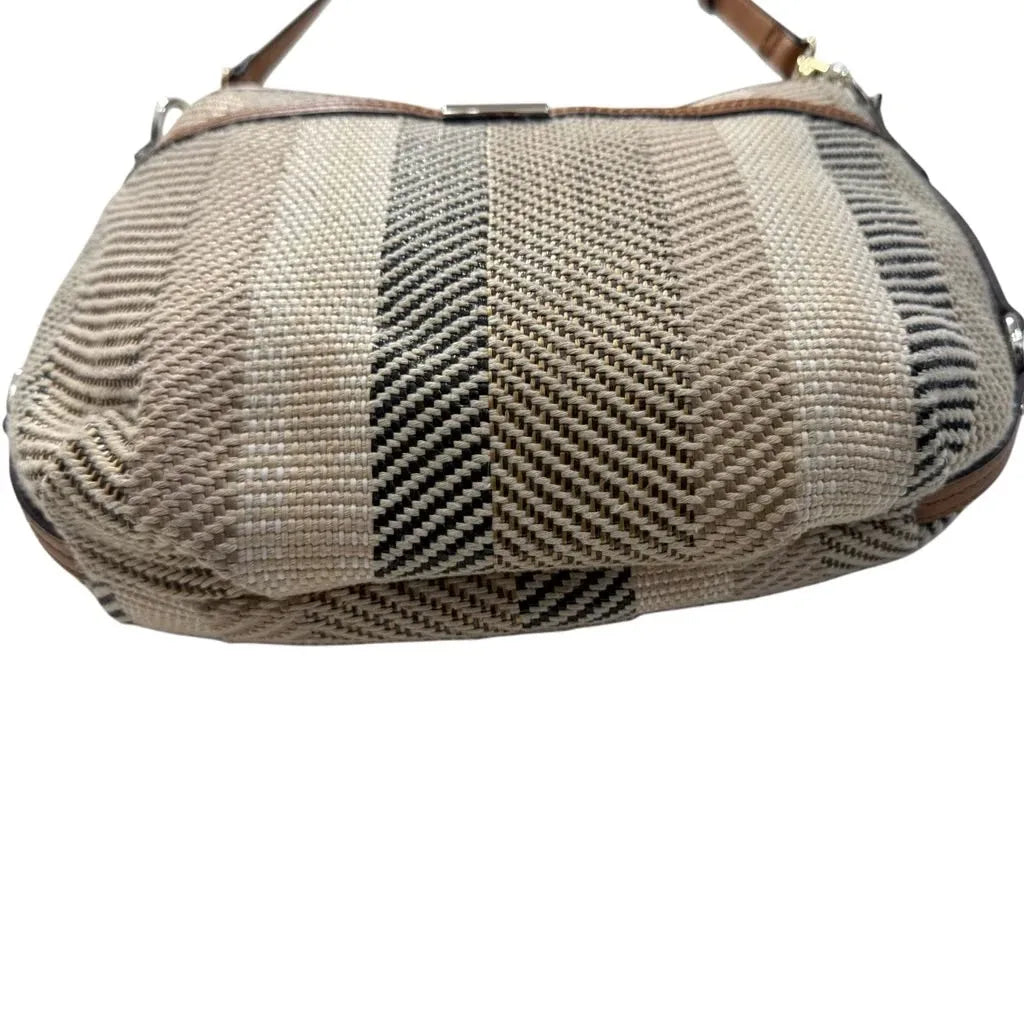 Rosetti Woven Chevron Stripe Crossbody Bag - back
