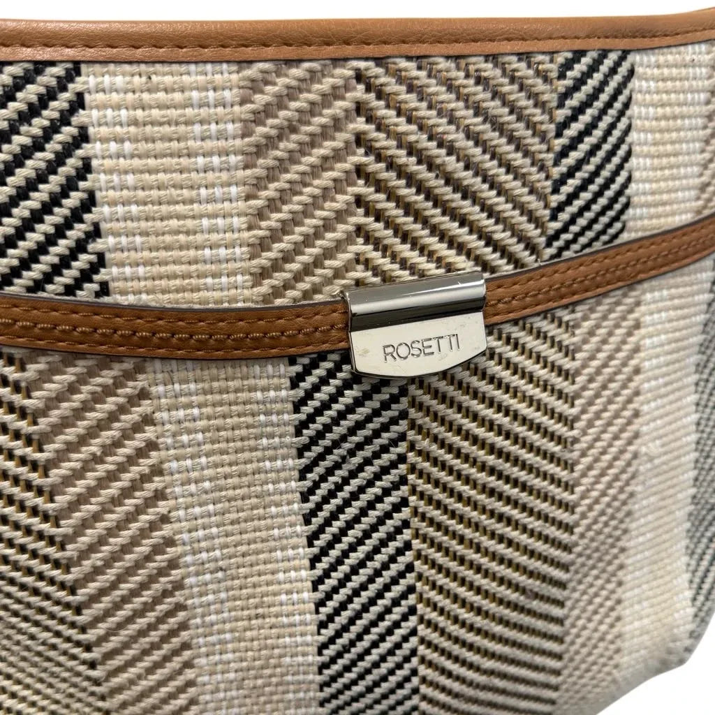 Rosetti Woven Chevron Stripe Crossbody Bag - detail