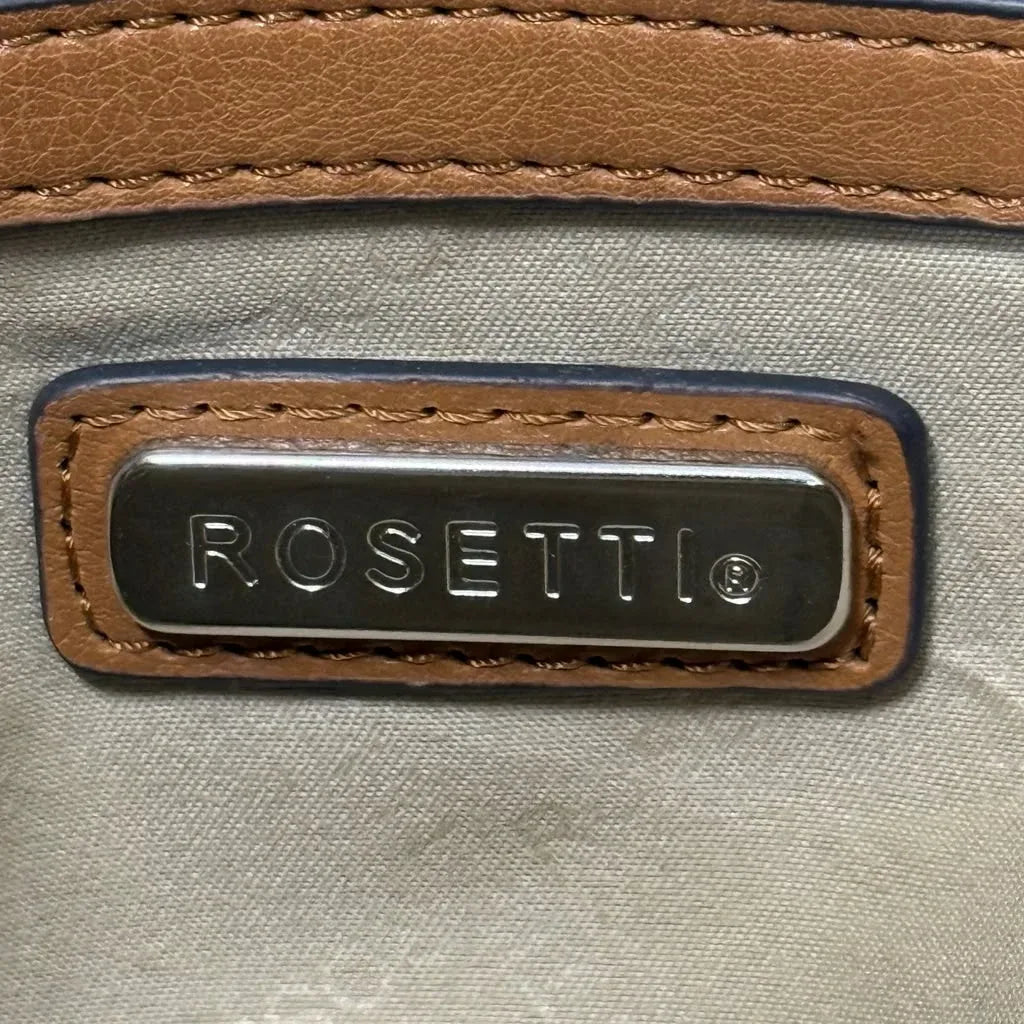 Rosetti Woven Chevron Stripe Crossbody Bag - label