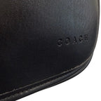 Coach Vintage Glove-Tanned Leather Shoulder Bag Black - detail