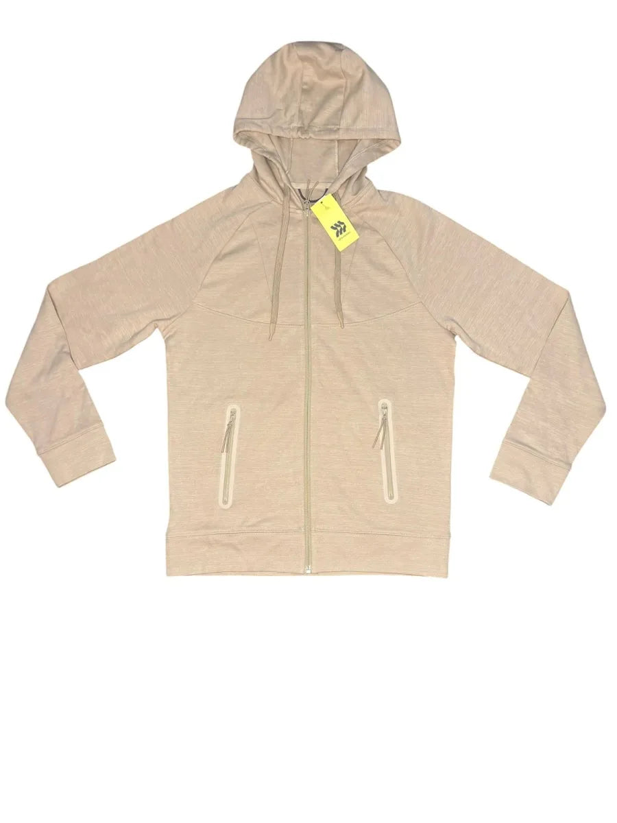 All In Motion Siro Ponte Full Zip Hoodie Beige