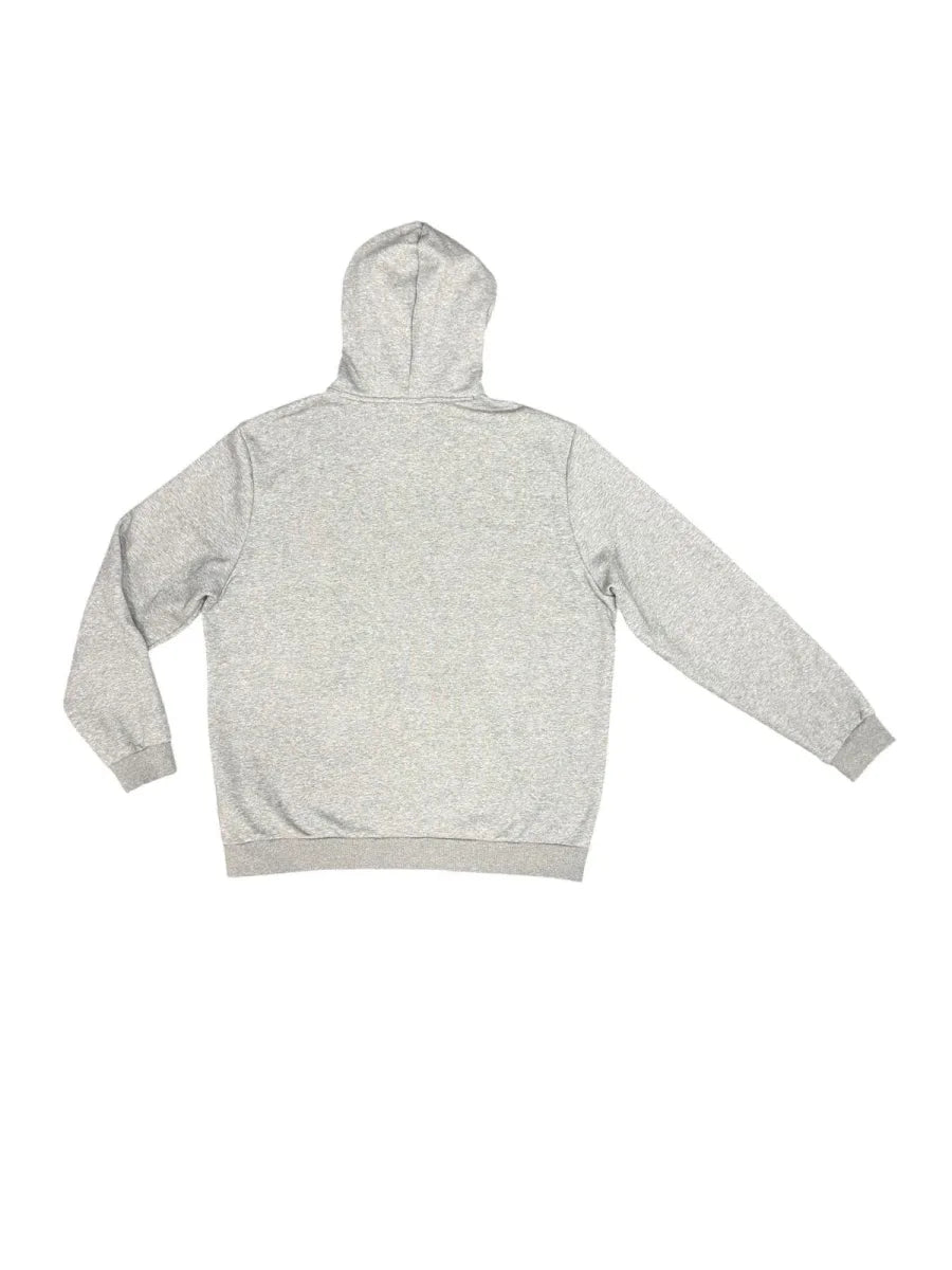 Puma Box Logo Pullover Hoodie Grey Heather XL - back