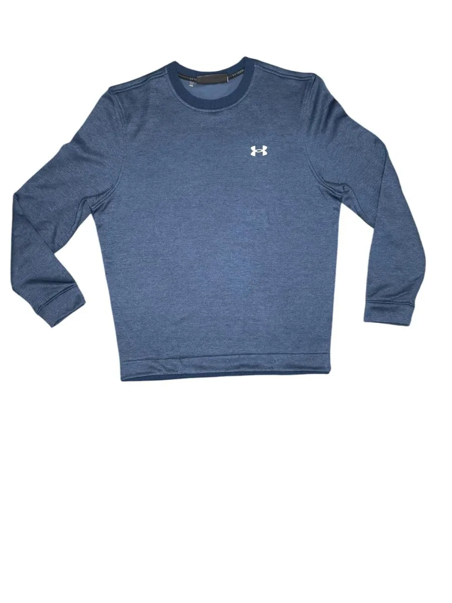 Under Armour UA Golf ColdGear Crewneck Sweatshirt Blue - front