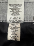 Hudson Blake Slim Straight Jeans Light Grey