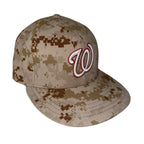 New Era Washington Nationals Desert Camo 59FIFTY Fitted Cap - front