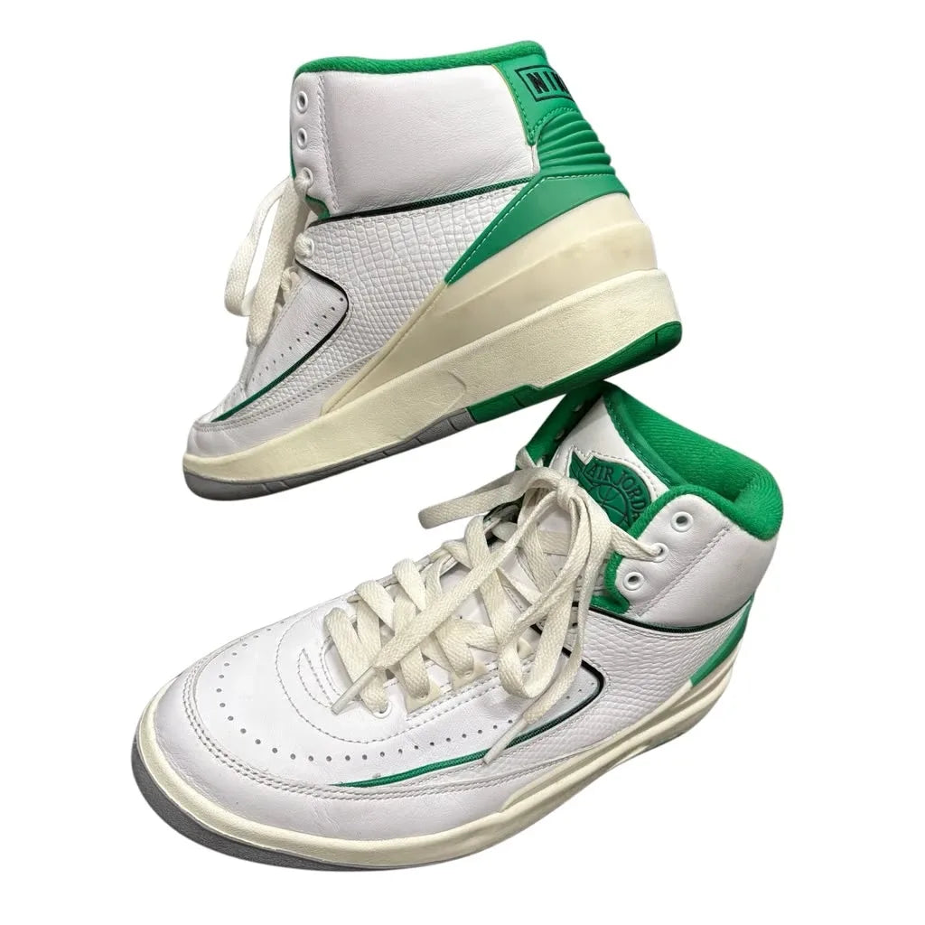 Nike Air Jordan 2 Retro Lucky Green High-Top Sneakers