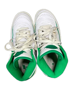 Nike Air Jordan 2 Retro Lucky Green High-Top Sneakers - front
