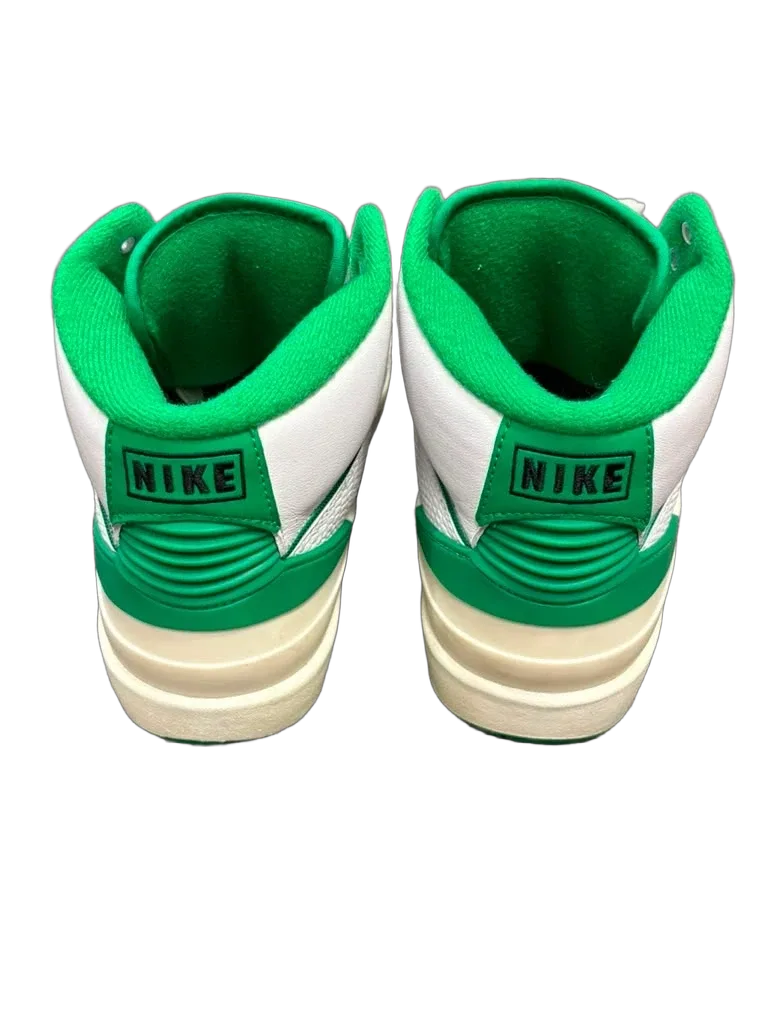 Nike Air Jordan 2 Retro Lucky Green High-Top Sneakers - back