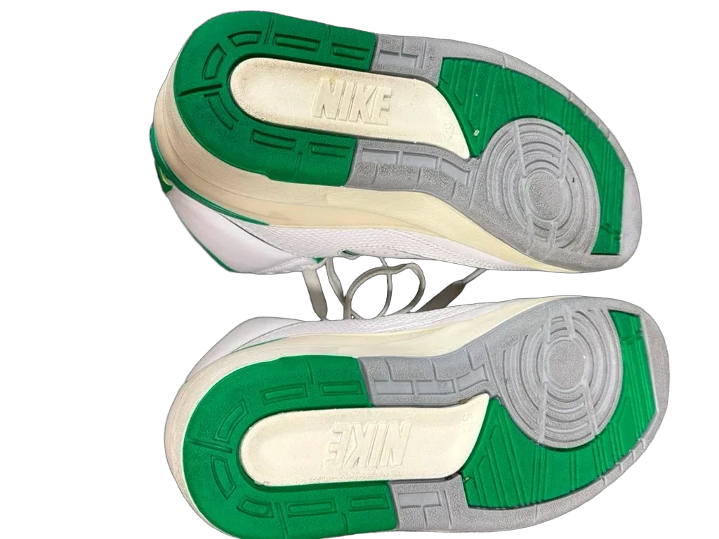 Nike Air Jordan 2 Retro Lucky Green High-Top Sneakers - back