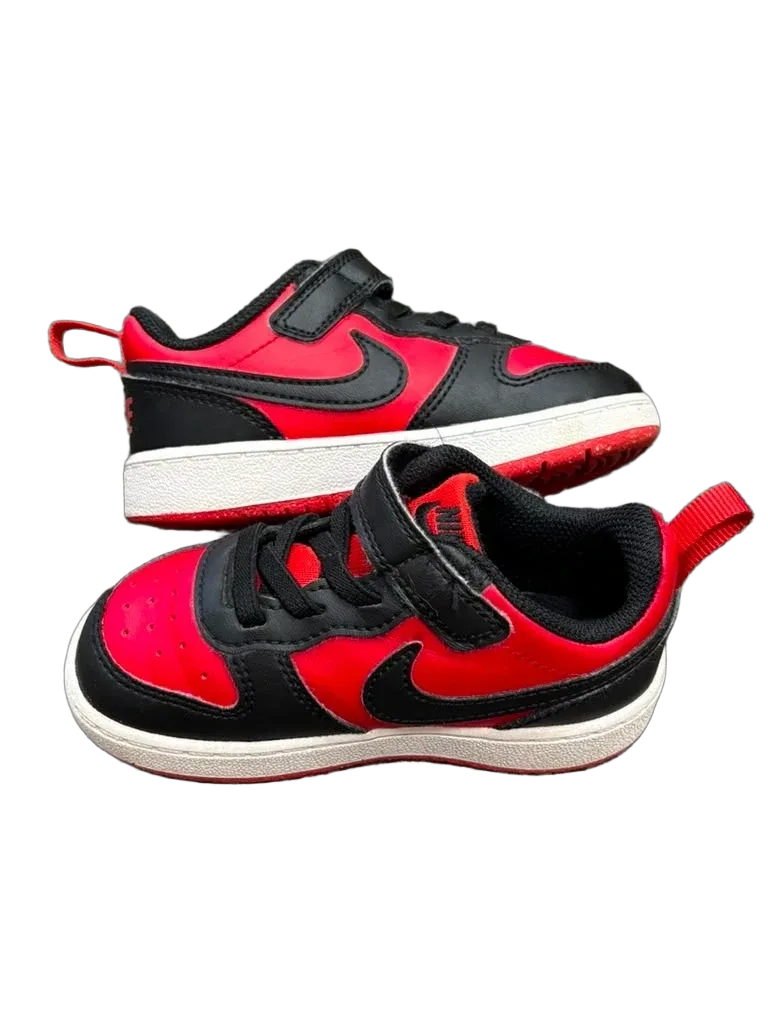 Nike Court Borough Low 2 Toddler Sneakers Red - detail