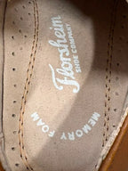 Florsheim Boys Tan Leather Cap-Toe Oxford Dress Shoe - label